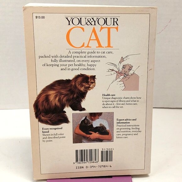 David A. Taylor Book Lot - You and your Dog, You and you Cat 1986 Paperback - Picture 3 of 6
